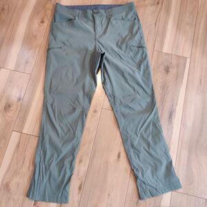 Eddie Bauer Pants Men's 36X32 Gray Outdoor Hiking Adventure Trek Cargo Nylon